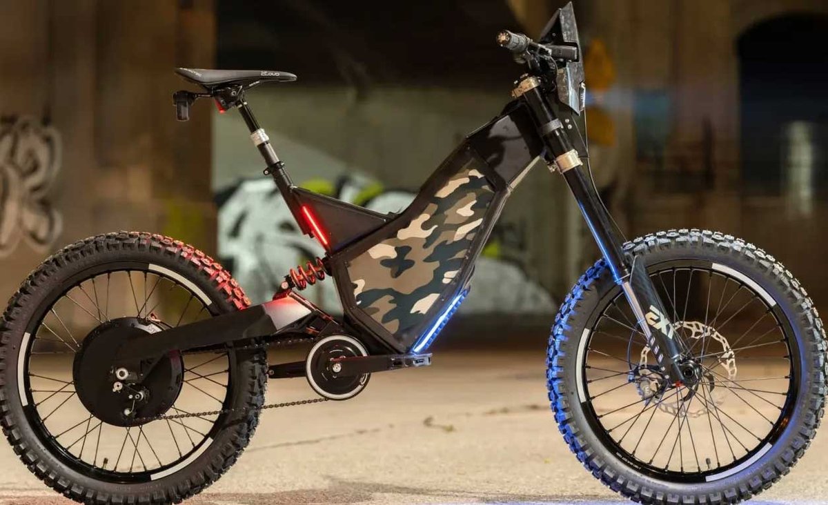 Conçu pour l'armée, ce vélo électrique roule à 130 km/h — free download
