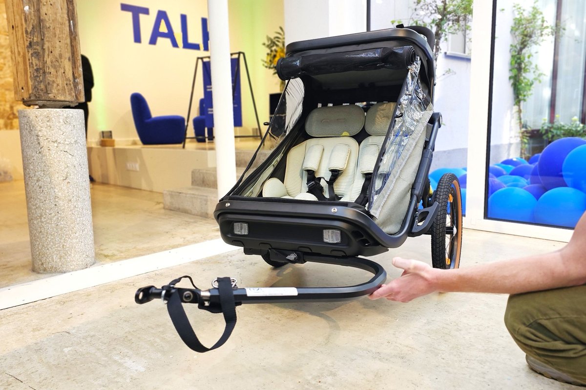 Remorque vélo enfant pliable Decathlon Rockrider EXPL 900