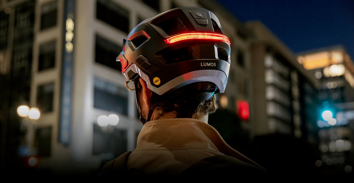 Casque vélo Lumos Sonorus avec LED 360°, intercom mesh et signalisation lumineuse intelligente