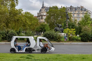 Marcel Cyclocab vélo électrique taxi Paris