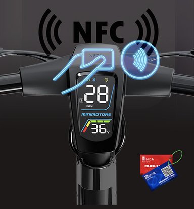 Dualtron Dolphin écran NFC