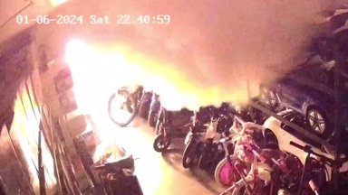 Incendie batterie vélo