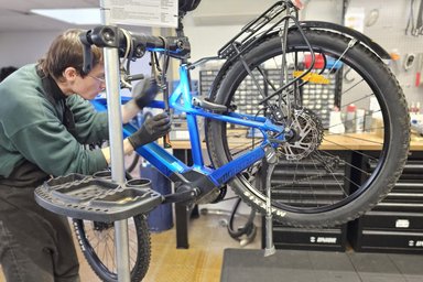 Reconditionnement vélo électrique cadre