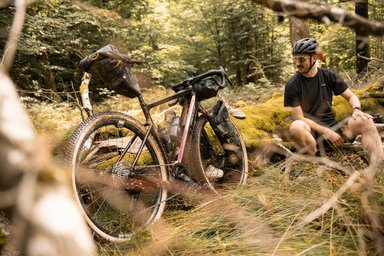Gravel électrique Ridley E-Kanzo Adventure — vélo à assistance électrique conçu pour l’aventure et le bikepacking, équipé du moteur Bosch Performance Line CX.