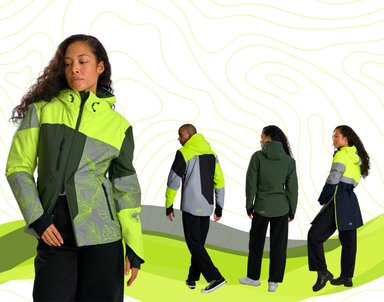Vestes vélo hiver Urban Circus réversibles, chaudes et visibles de nuit
