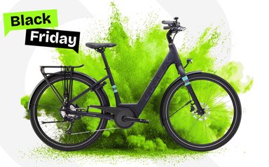 Trek Verve+ 1 Lowstep bleu : promo Black Friday chez Alltricks, moteur Bosch Active Line, batterie 400 Wh