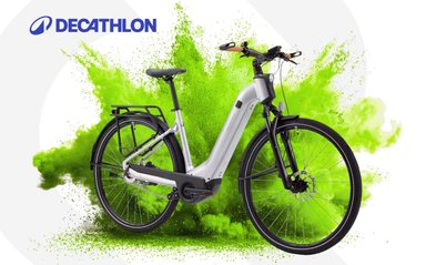 VAE Decathlon à transmission automatique Rockrider E-ACTV 900