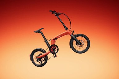 Urtopia Carbon Vélo électrique pliant Urtopia Carbon Fold 2 en carbone noir avec batterie intégrée, poids léger 19 kg 2, vélo pliant électrique performant