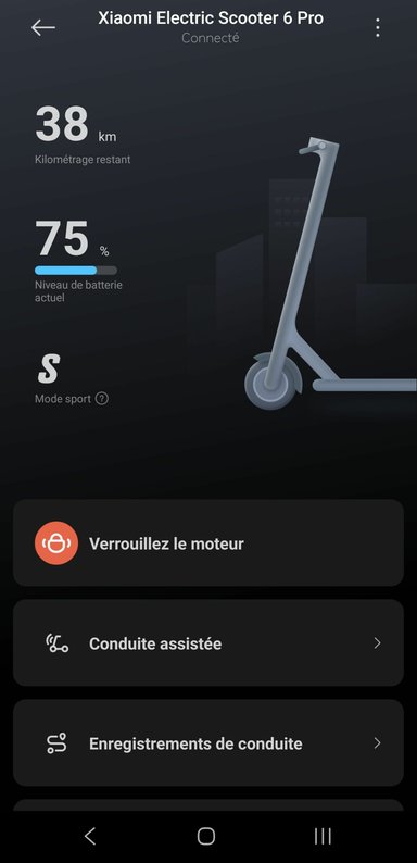 Xiaomi Electric Scooter 6 Pro application 1