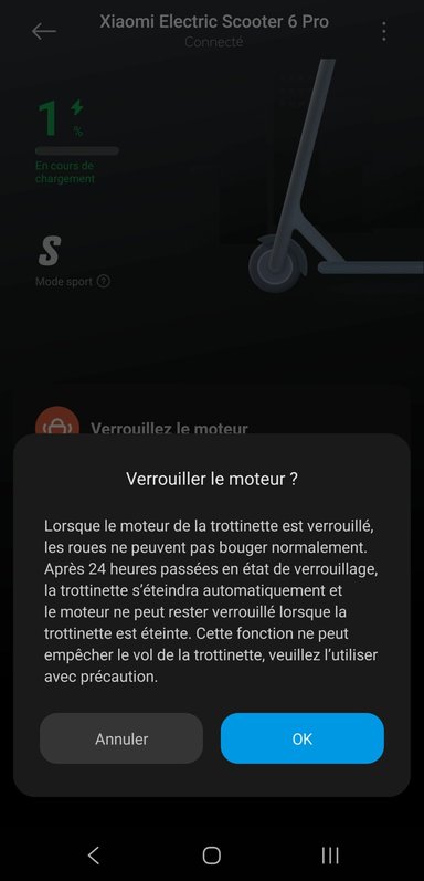 Xiaomi Electric Scooter 6 Pro application 2