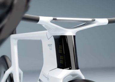 Le vélo électrique Canyon Roadlite:ON V2X, développé avec Volkswagen, utilise une technologie de communication avec les voitures.
