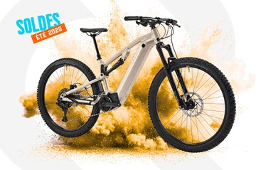 Rockrider E-EXPL 520 S VTT électrique tout-suspendu à 2 399 € chez Decathlon