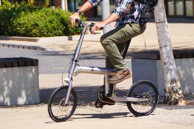Flit M2i vélo pliant électrique 13,3 kg avec cadre aluminium et moteur arrière Mivice