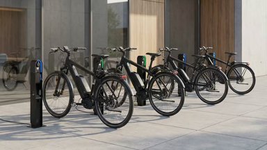 Borne de recharge universelle Sumura pour vélos électriques compatible tous modèles
