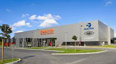 Usine de vélos électriques du groupe Rebirth à Saint-Lô, dans la Manche, dont l'agglomération demande l'évacuation pour le 20 août 2026