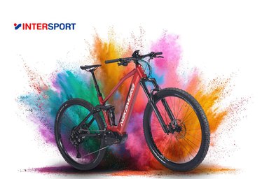 VTT électrique Nakamura E-Summit 950S full-suspension en promotion chez Intersport