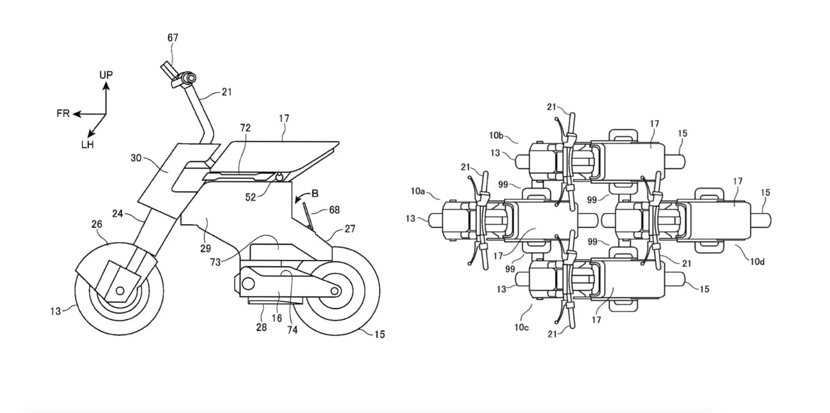 Brevet-Honda-mini-moto-électrique