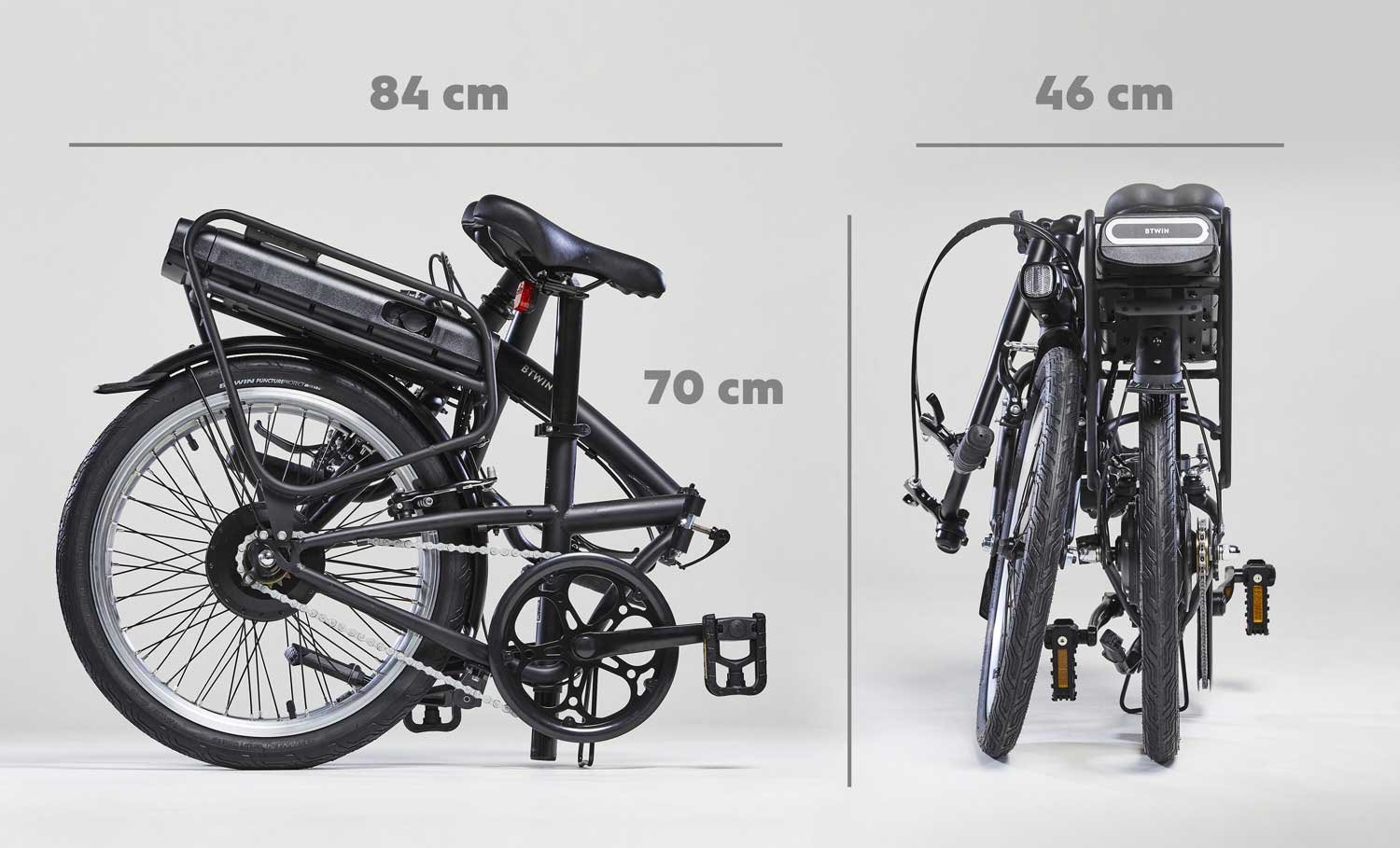 Boucle Magnétique Pour Vélo Pliant - Accessoire De Fixation - Fer Et Aimant - 4,5 Cm