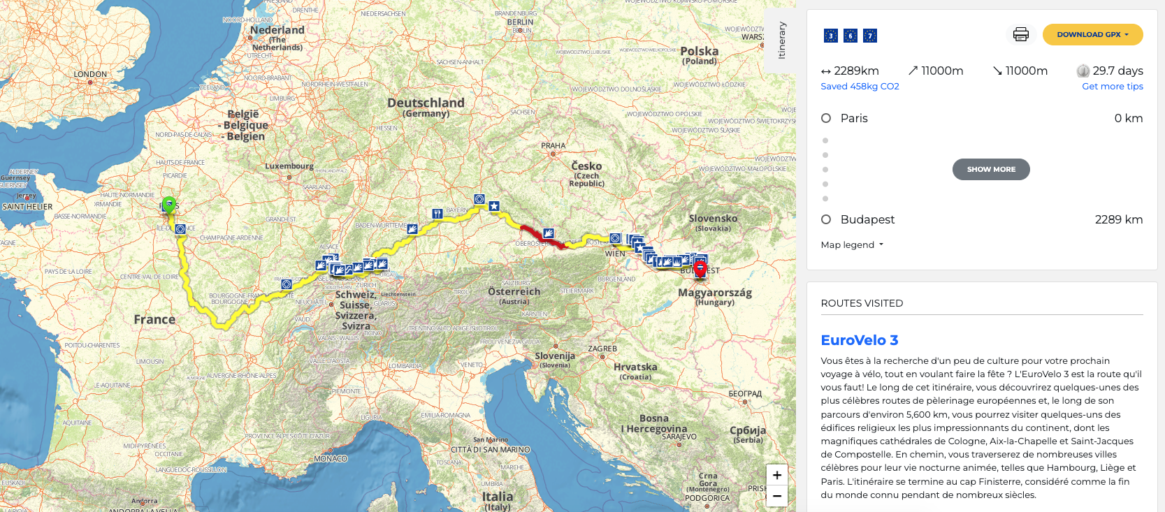 EuroVelo calculateur d'itinéraire2