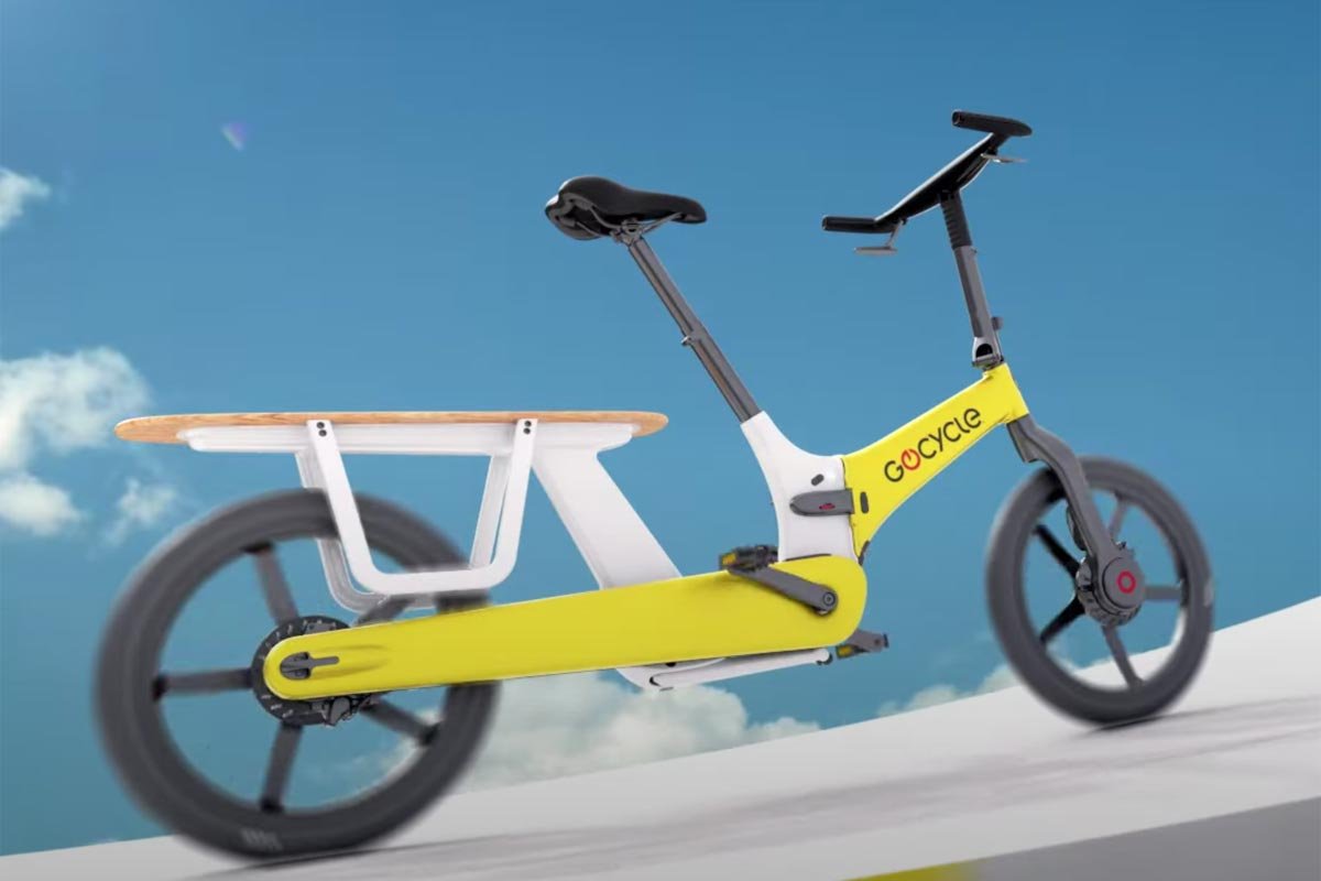 Vélo cargo électrique familial Gocycle CXi