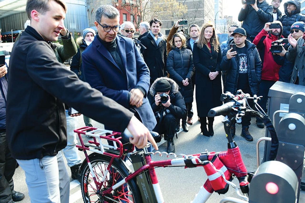 Station recharge vélos électrique NYC