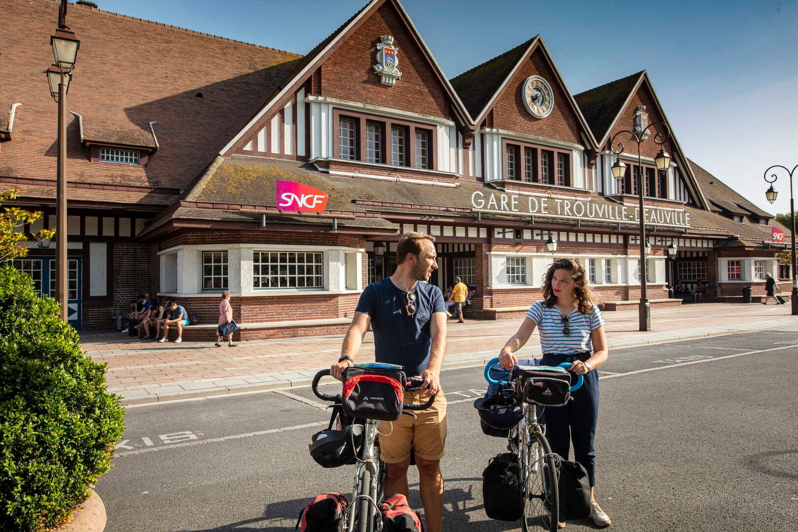 Vélo train gare