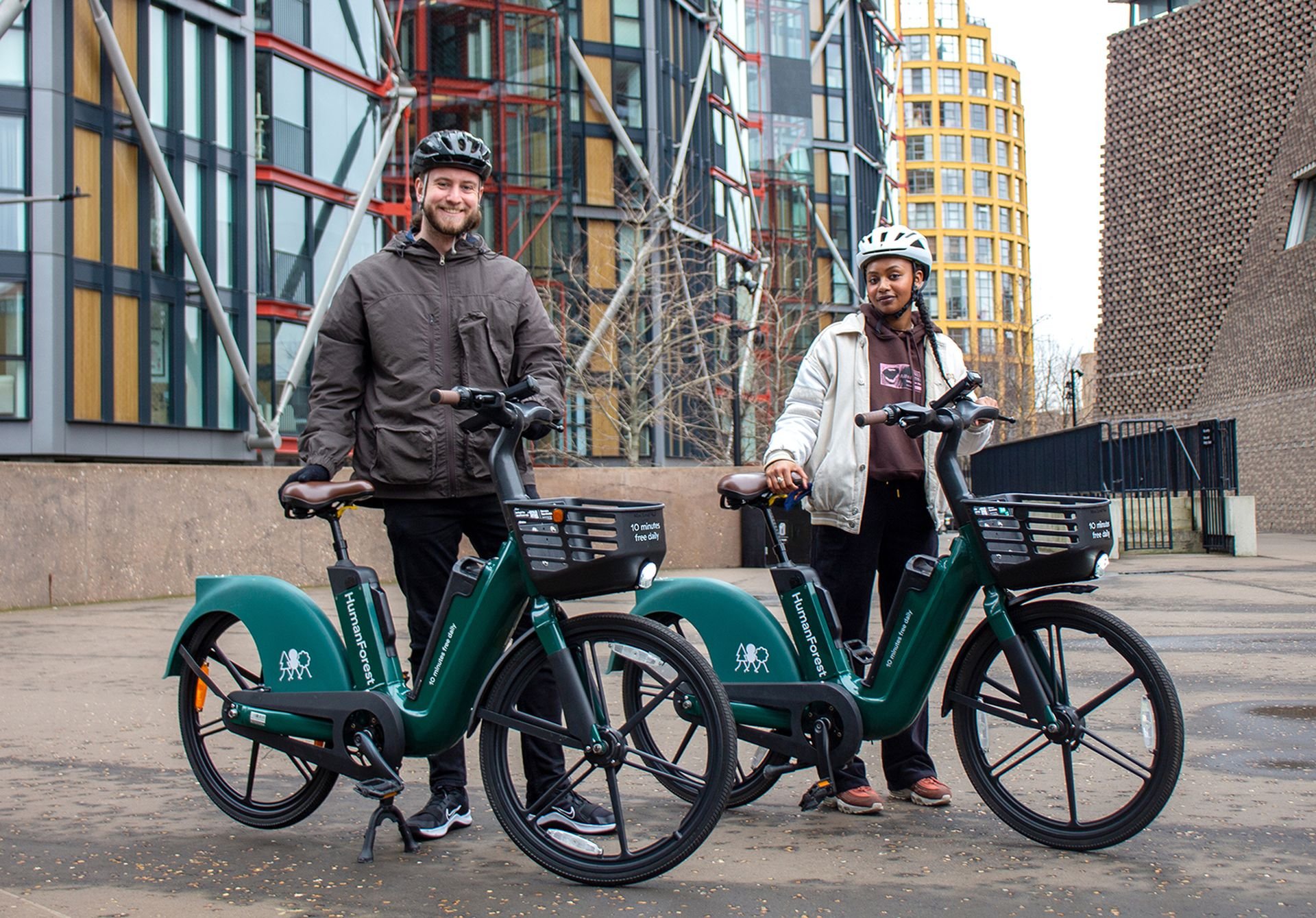 Vélos électriques libre-service Forest