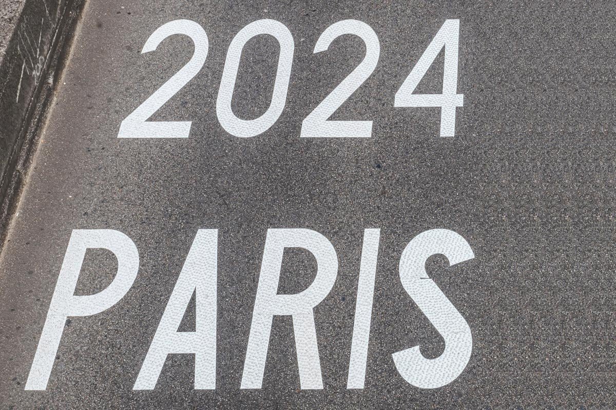 Voie réservée à Paris à l'organisation des JO 2024