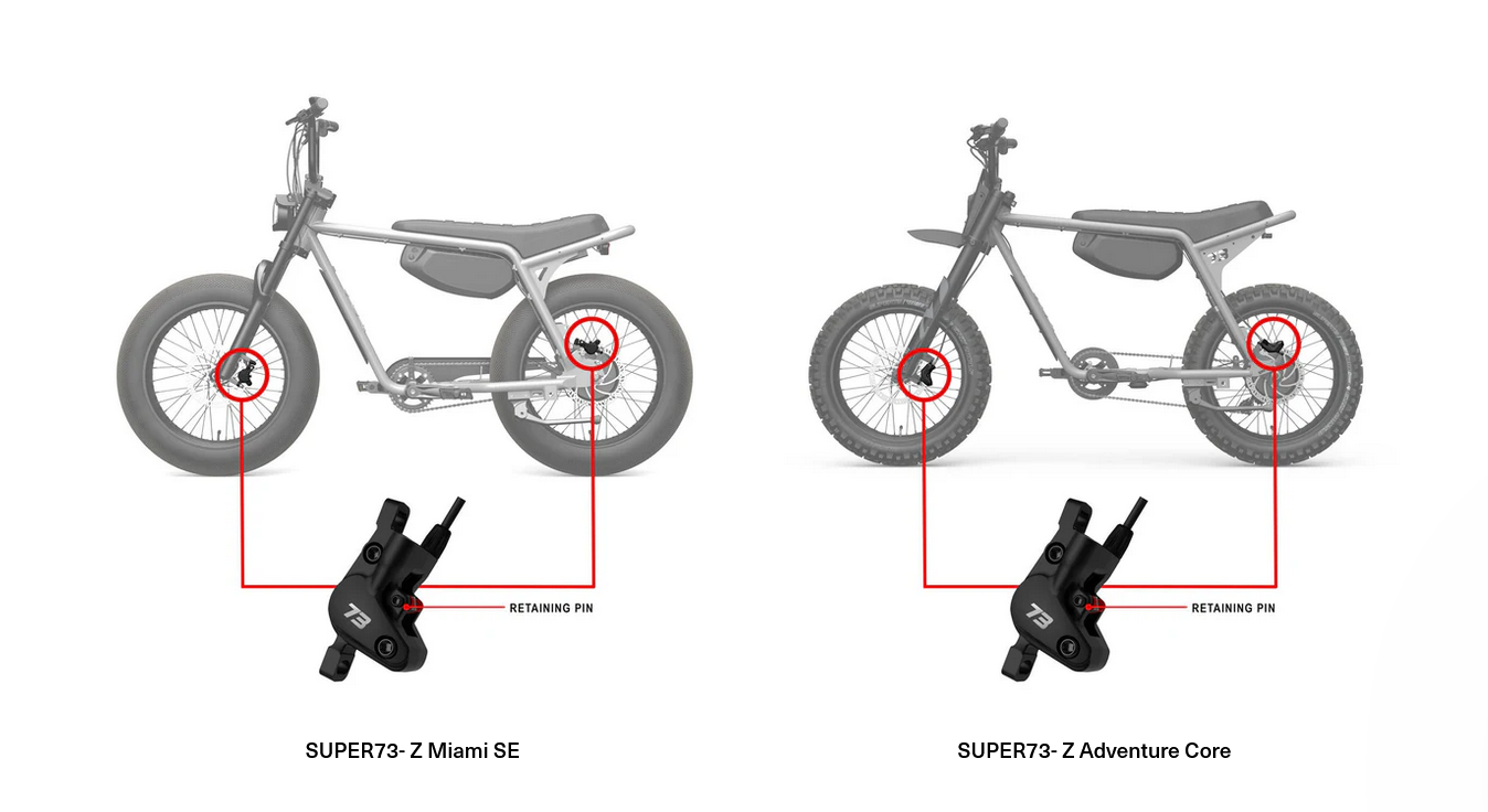 Super73 rappel 2025 freins