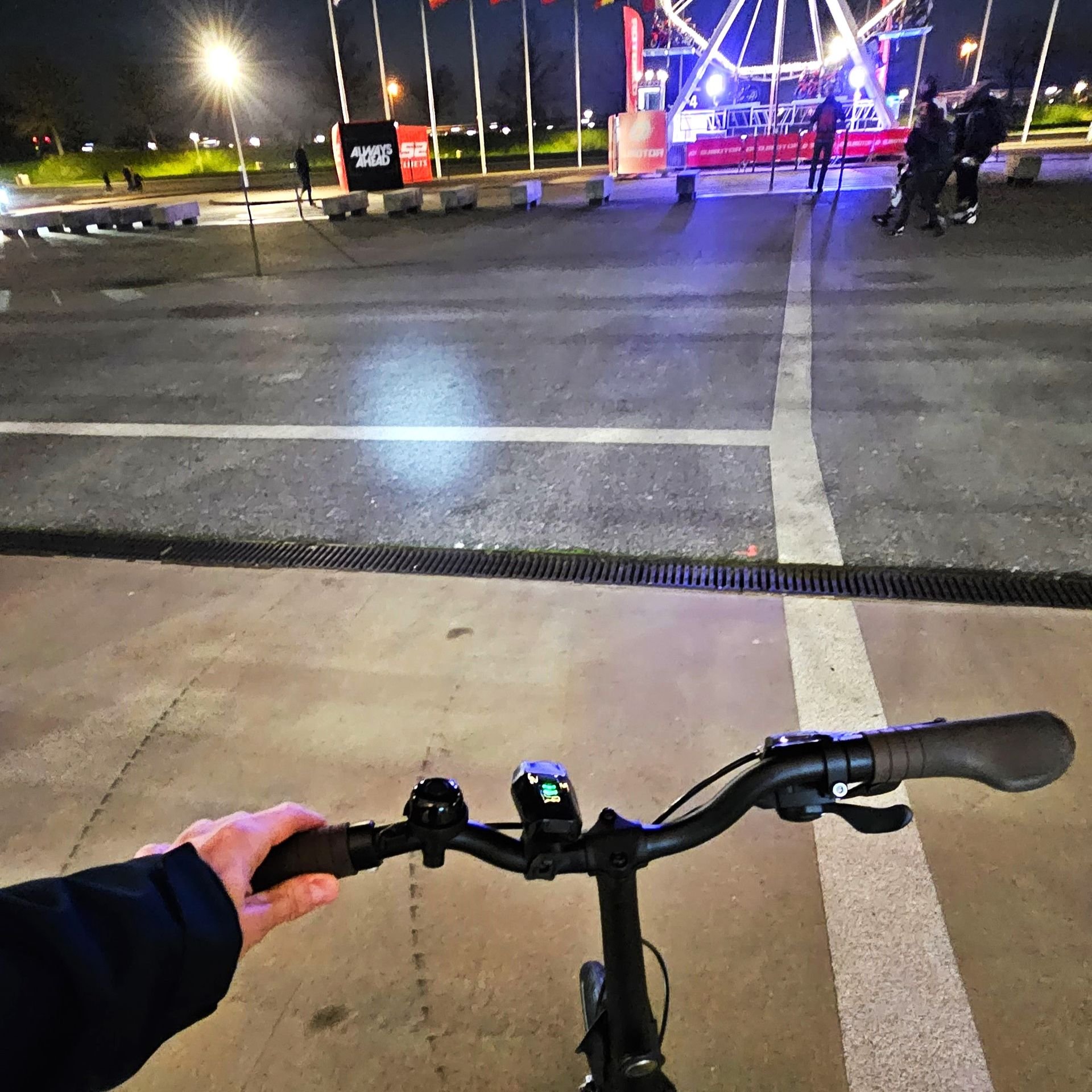 Vélo pliant conduite nuit