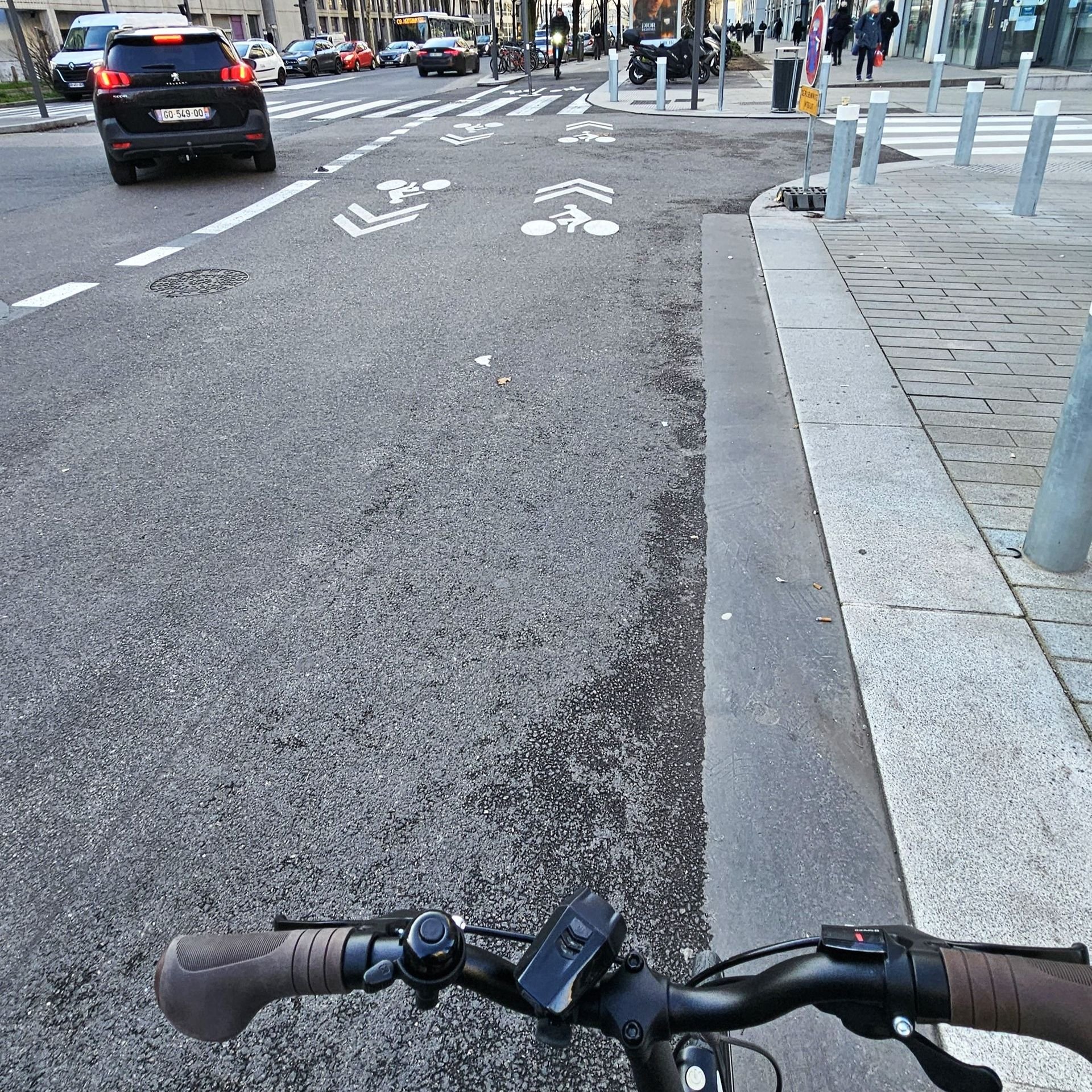 Vélo pliant roulage Lyon