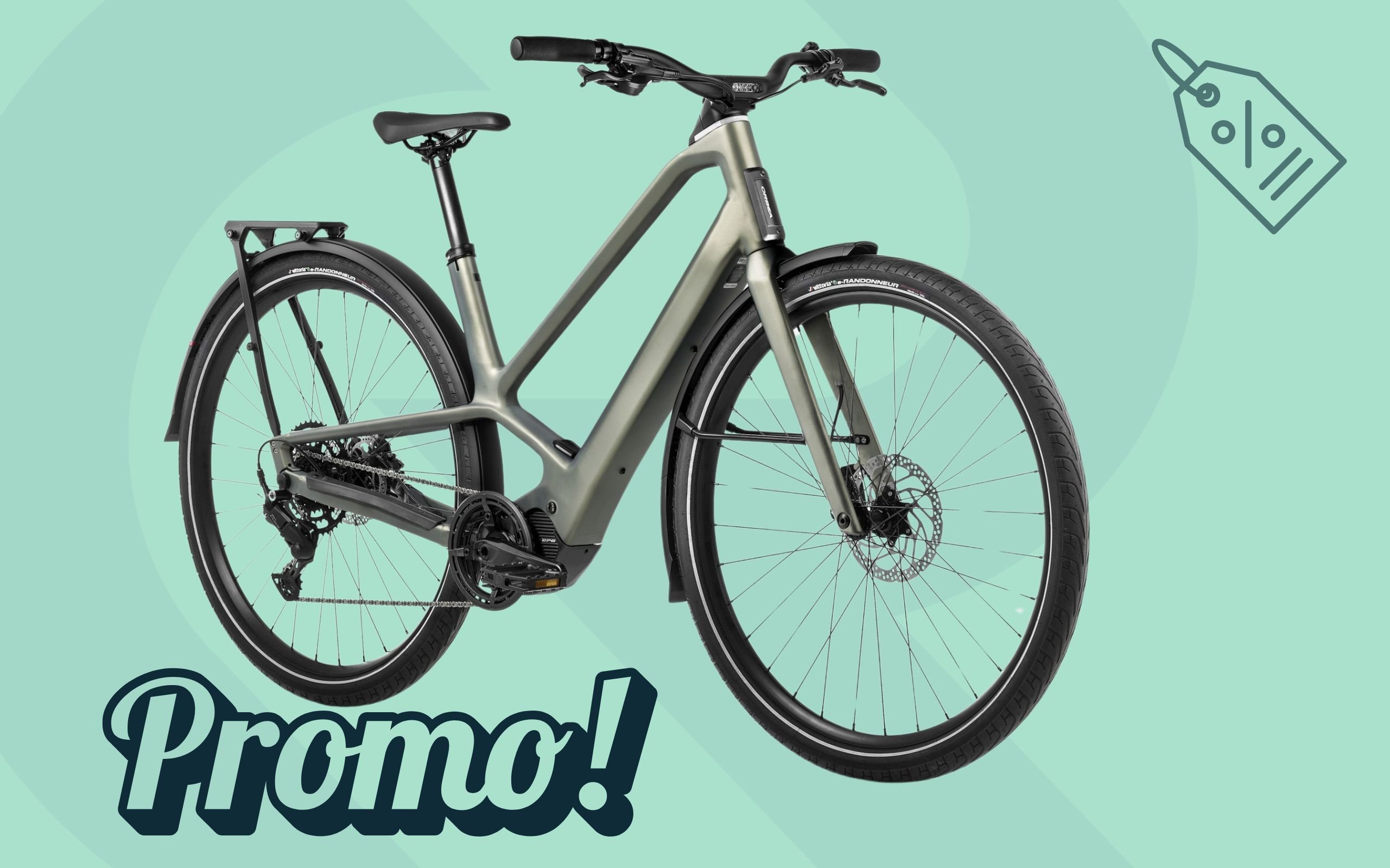 Vélo électrique urbain Orbea Diem 30, cadre aluminium poli, moteur central Shimano EP600, batterie 540 Wh intégrée, fourche carbone, transmission Cues 9 vitesses, design haut de gamme couleur Spaceship Green.