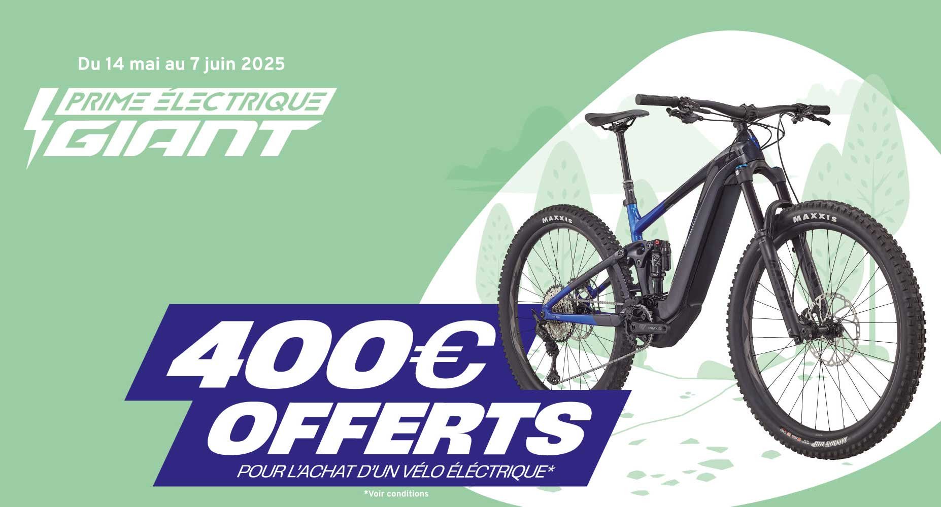 Prime électrique Giant 2025