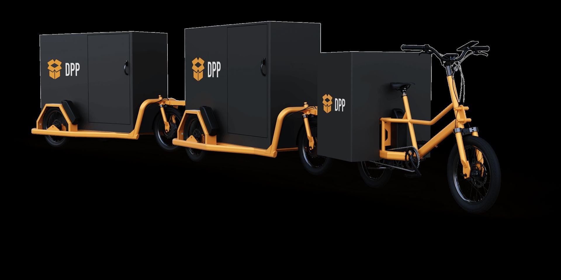 Pelican Train vélo cargo électrique double remorque