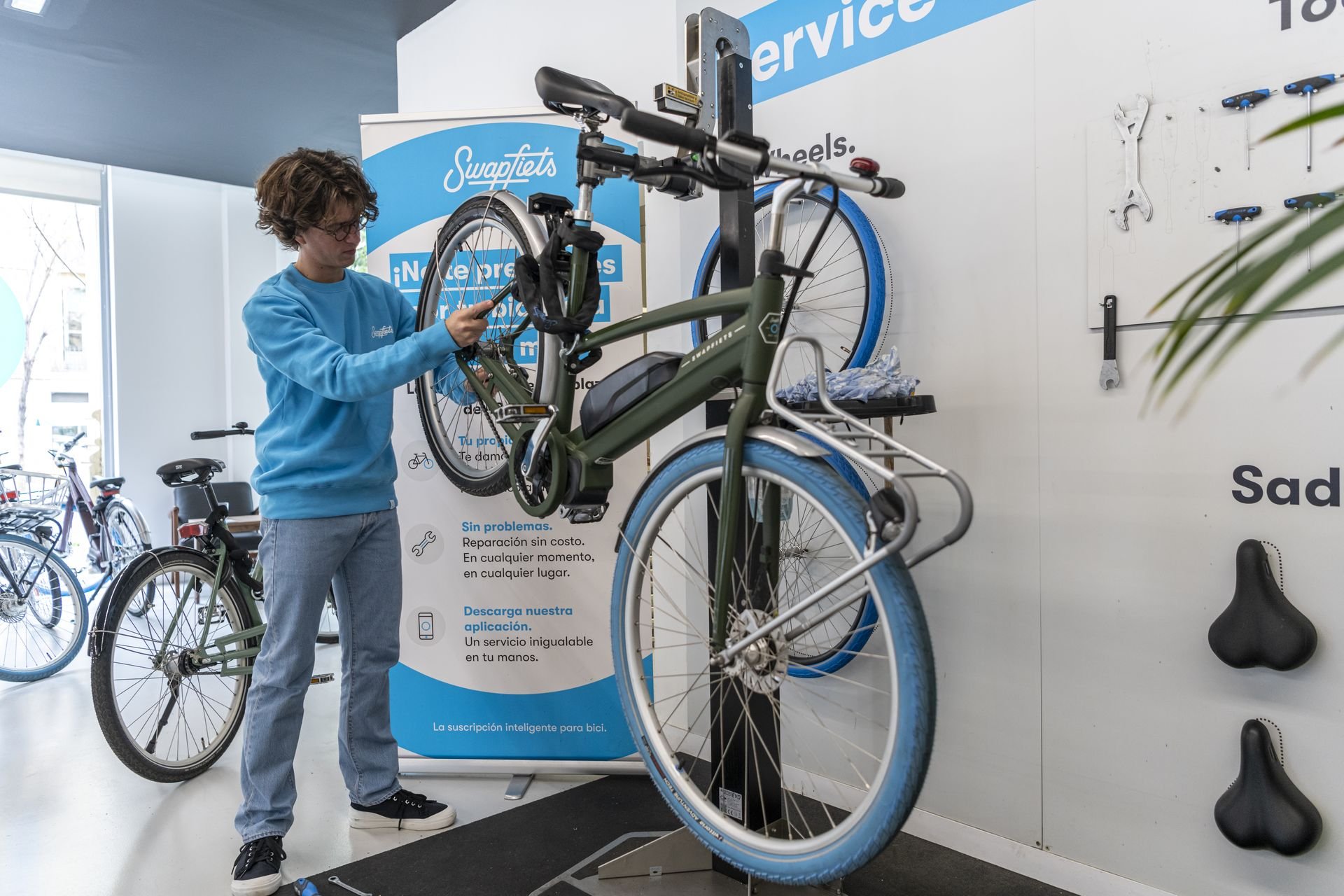 Swapfiets location vélo réparation