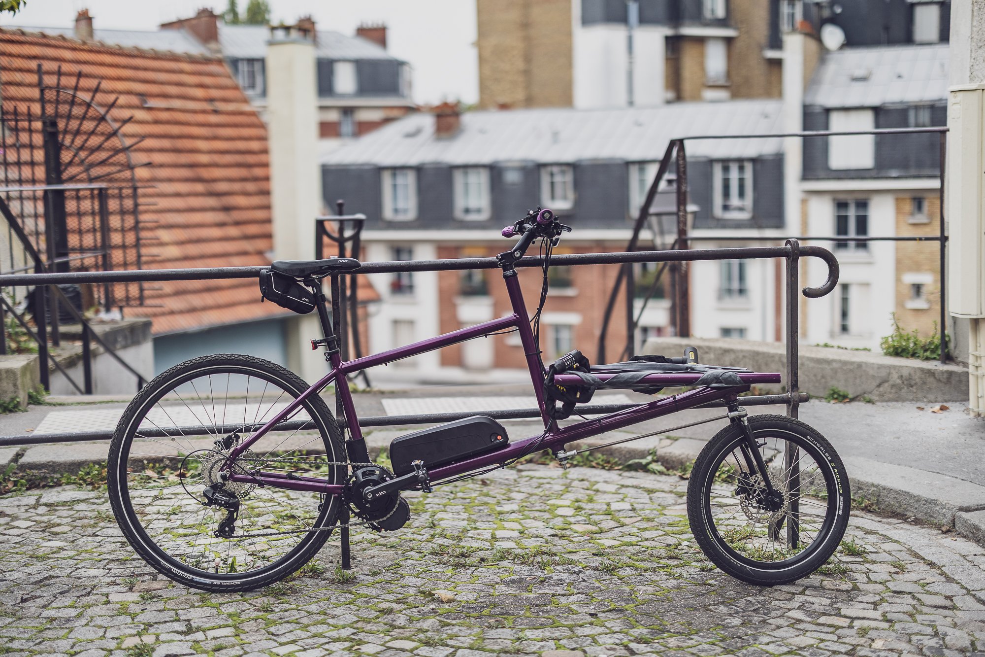 Syklo Powertrail Z8, kit cargo 1000 W et 120 Nm monté sur vélo Omnium