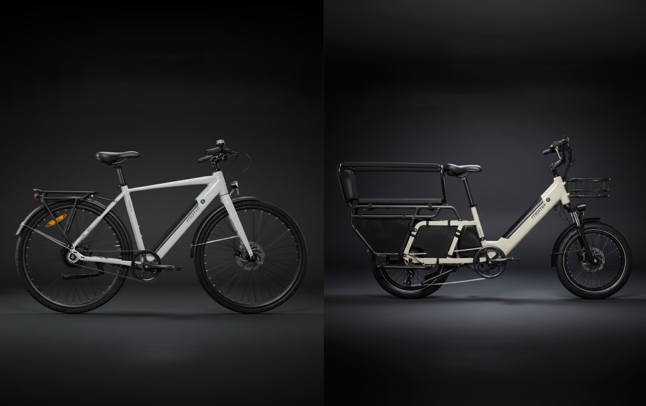 Vélos électriques Moma Flow-E automatique et E-Compactail mini-cargo présentés pour 2025