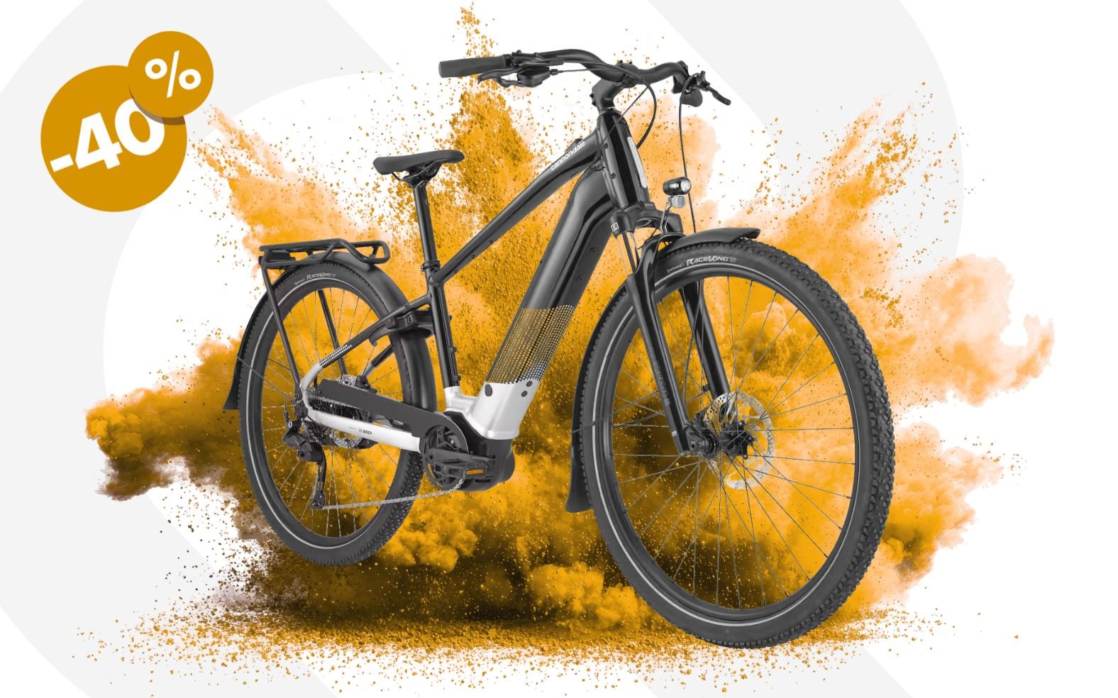 Cannondale Tesoro Neo X 3 : VTC électrique Bosch en promo à –40 % chez Alltricks