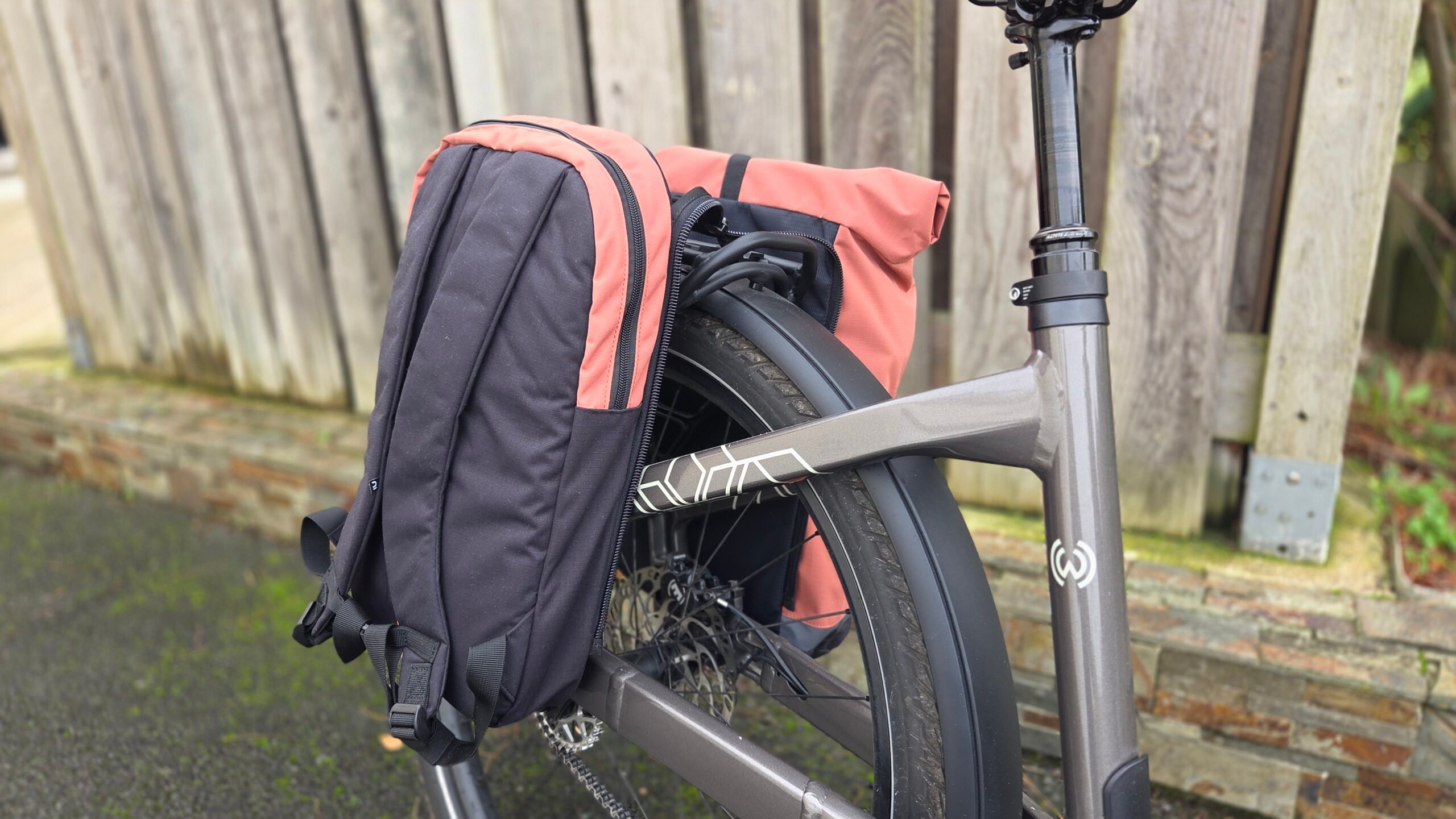 Sac à dos vélo double 27L