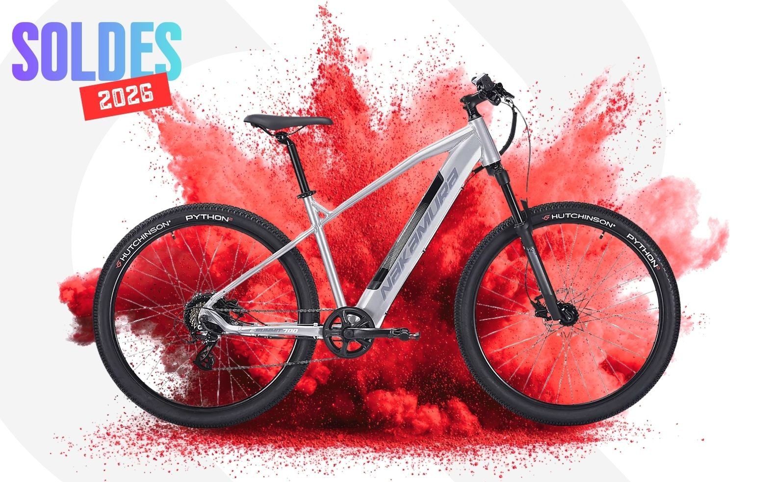 VTT électrique Nakamura E-Summit 700 en promotion pendant les soldes d’hiver 2026