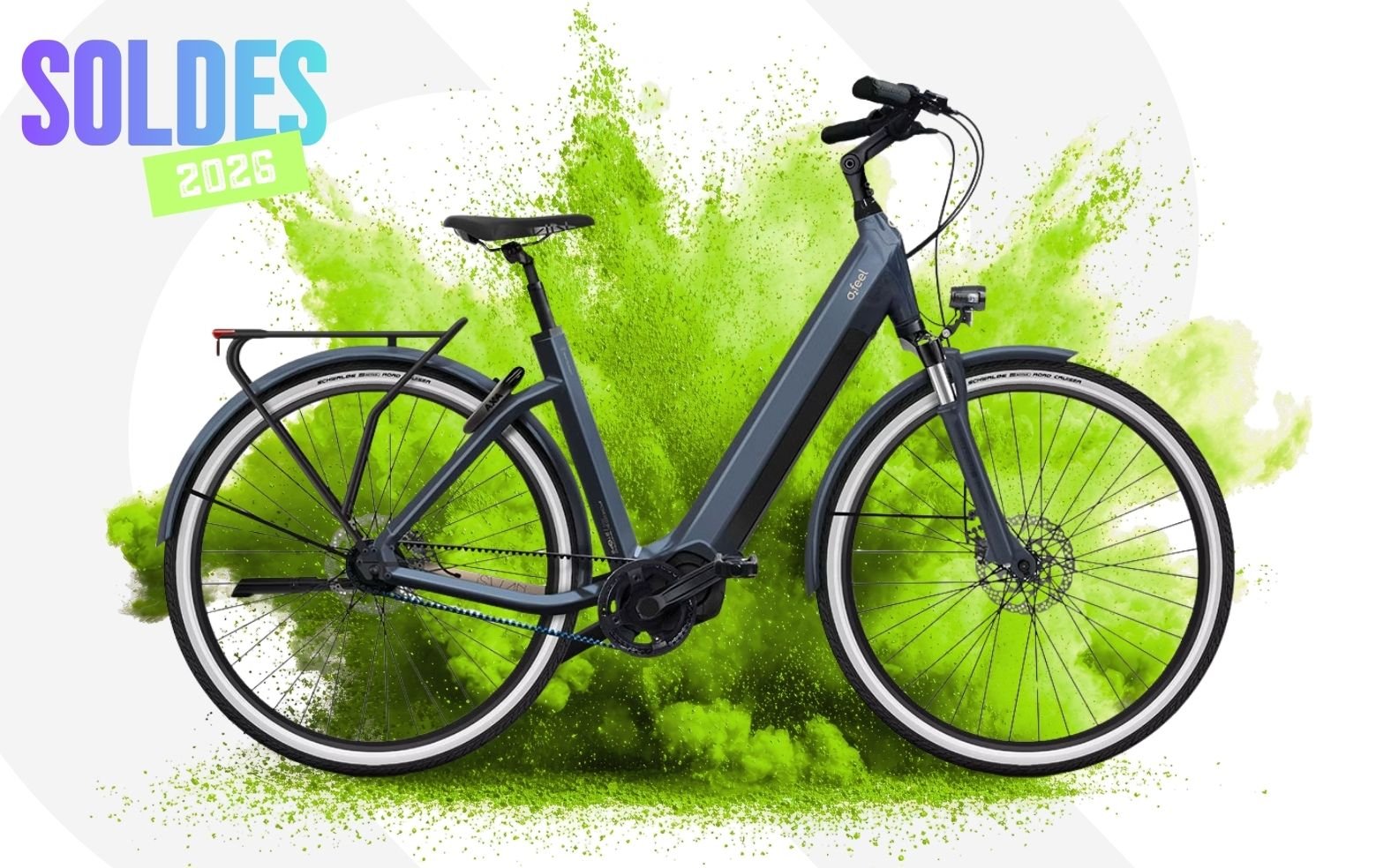 Vélo électrique O2feel iSwan City Boost 7.1 – soldes d’hiver 2026