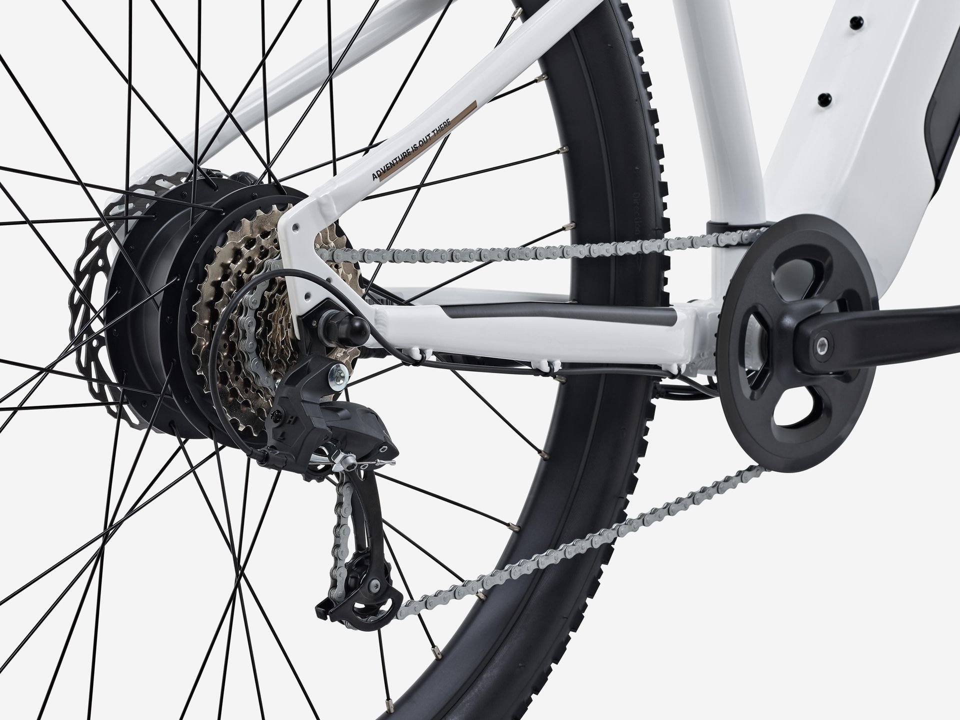 Decathlon Rockrider E-EXPL 100 moteur dérailleur