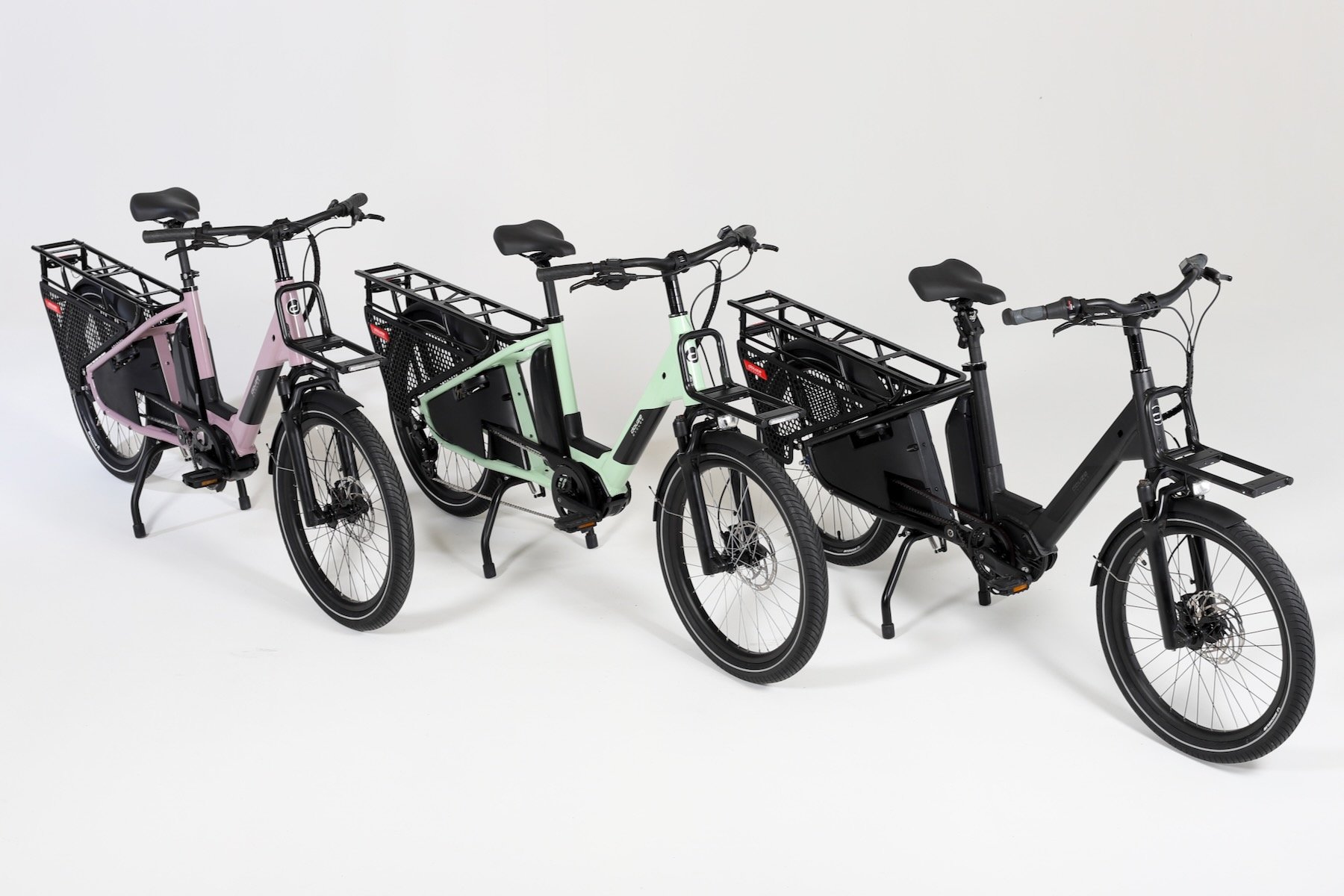 Vélo cargo électrique Douze LT24 24 pouces modulable pour familles et professionnels en milieu urbain