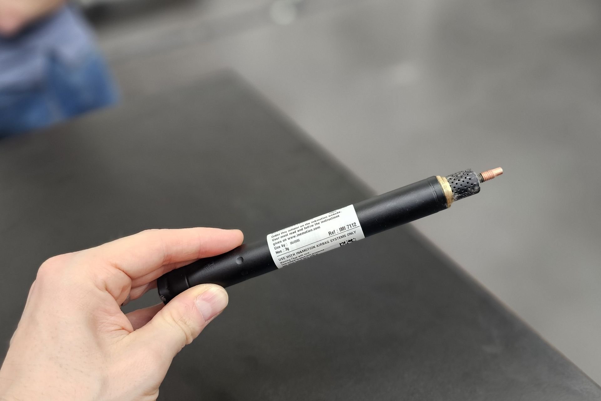 Airbag vélo Van Rysel bonbonne