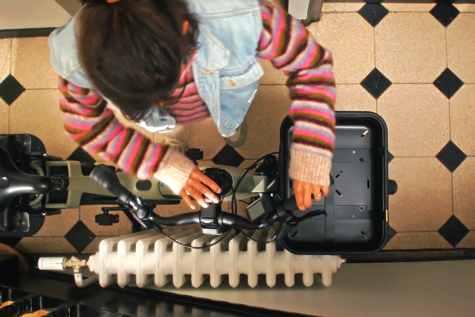 Decathlon E-Three 900 potence rotative