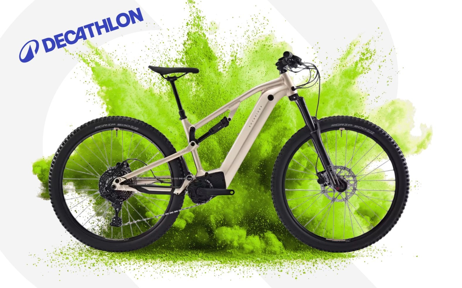 VTT électrique Rockrider tout suspendu en promotion chez Decathlon 2026