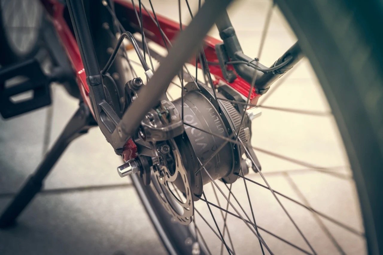 Moyeu Utility d'Enviolo capable d'encaisser 120 Nm de couple pour vélos cargo électriques