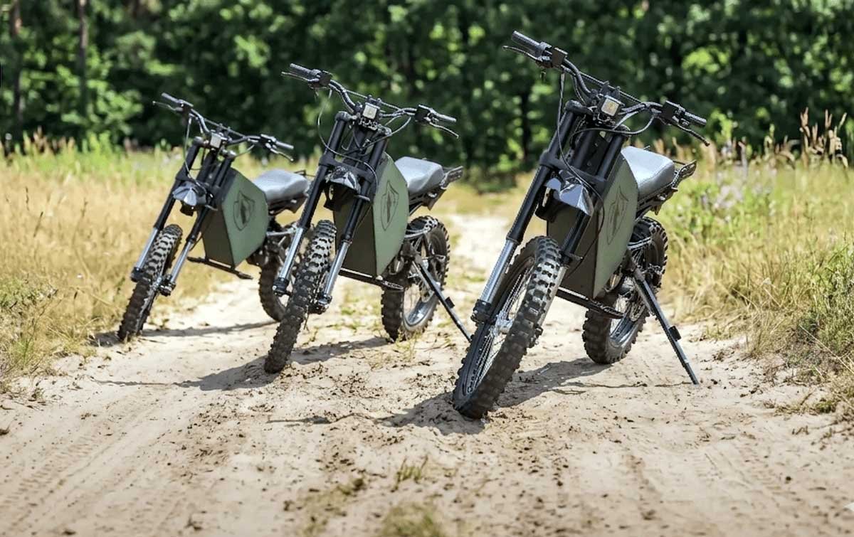 Silent and almost invisible… this electric motorcycle has just been officially adopted by the Ukrainian army