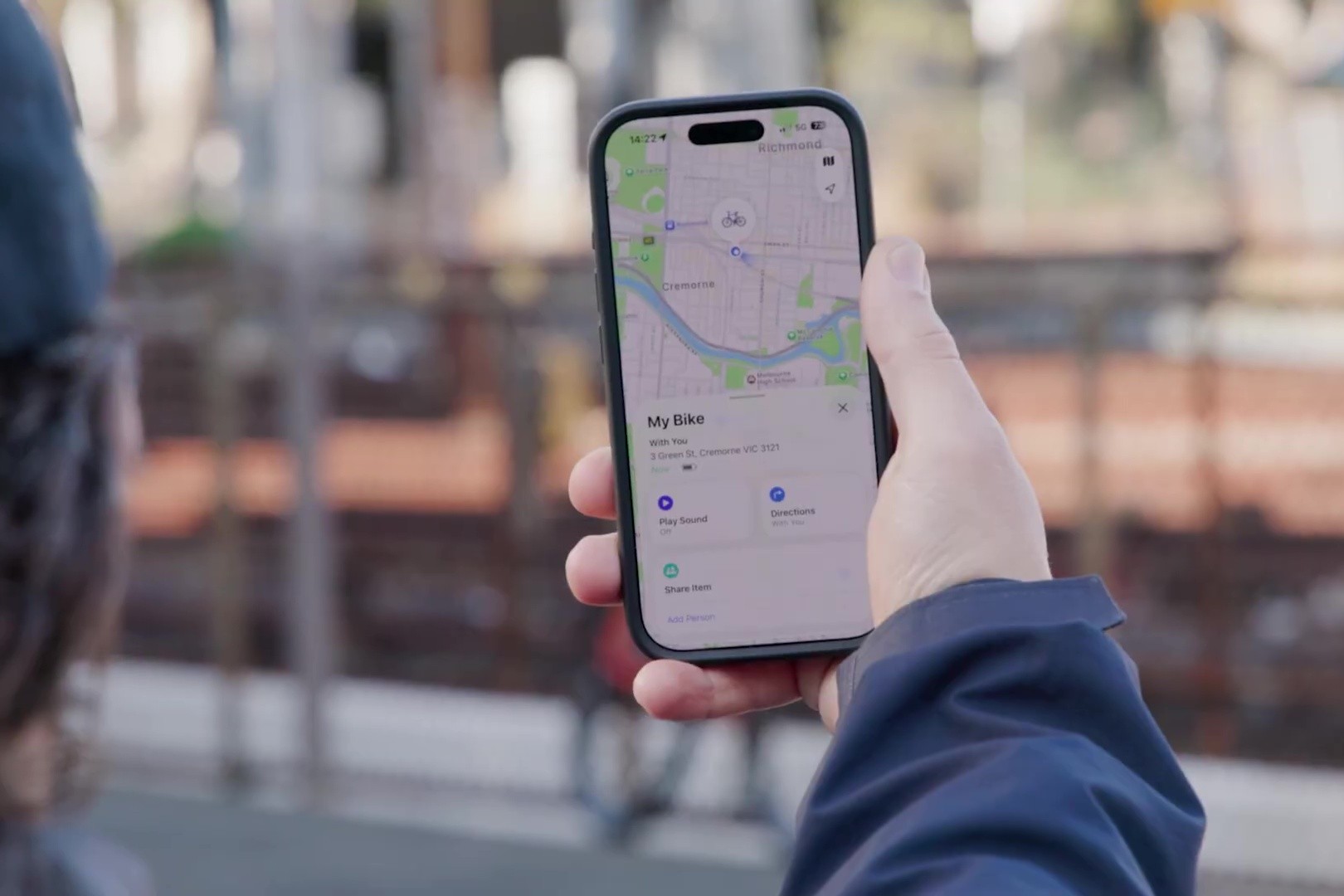 Traceur alarme vélo Quad Lock Apple FindMy
