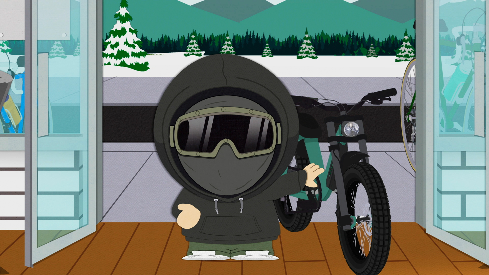 South Park vélos électriques gang
